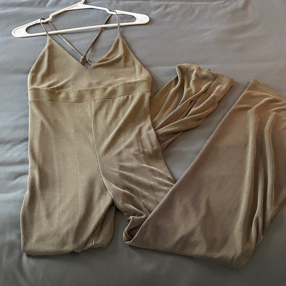 Forever 21 Olive Jumpsuit